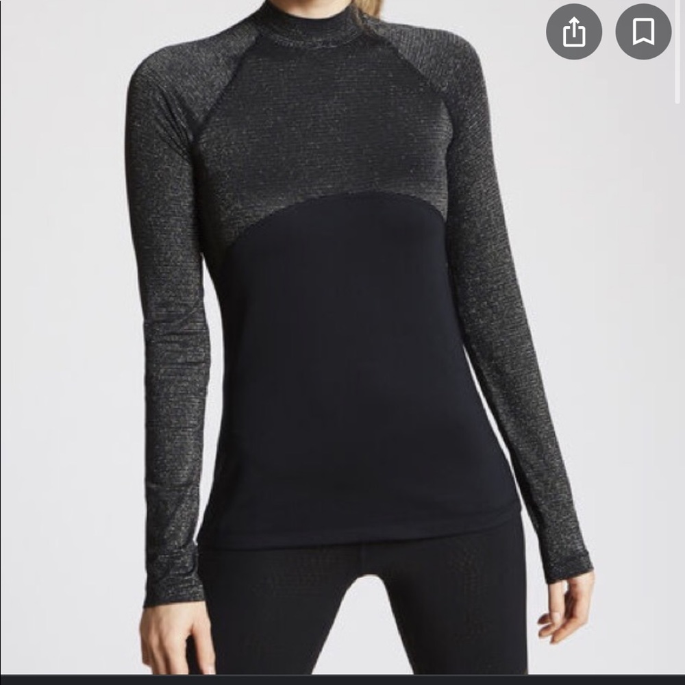 NWOT Nike Pro warm sparkle long sleeve